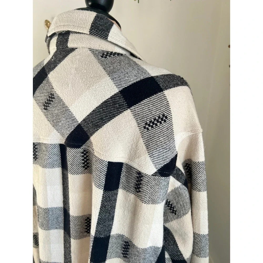 Lucky Brand Mens Buffalo Plaid Flannel Shacket - Picture 2 of 7